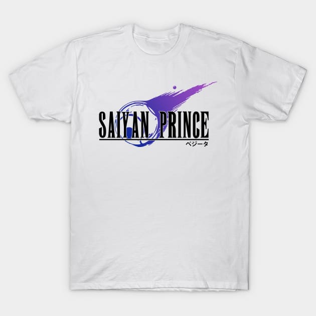 Saiyan Prince T-Shirt by Xieghu